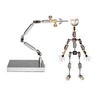 18cm,BAOJUHUIKANG Figure de marionnette en métal DIY, squelette, support multi-fonctions pour stop motion, facile à assembler pour conception de personnages animés et fabrication d'argile (12CM-20CM)