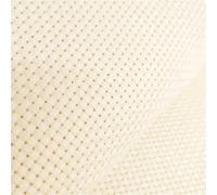 18CT/14CT/11ct/16ct Aida point de croix toile tissu couleur café clair 25-25cm(Light yellow,16CT_50-50)
