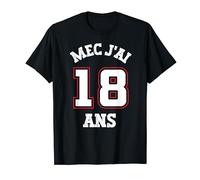 18e anniversaire 18e Cadeau d'Anniversaire Mec J'ai 18 ans T-Shirt
