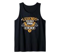 18e Anniversaire Cadeaux Hommes Femmes légende 2008 Débardeur