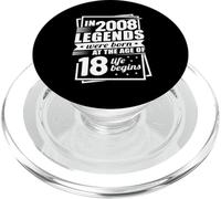 18e Anniversaire Legend Life Begins PopSockets PopGrip pour MagSafe