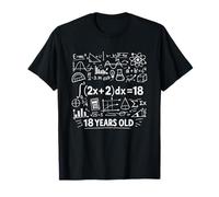 18e Anniversaire mathématiques - Funny Equation Geek T-Shirt