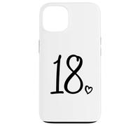 18e Anniversaire pour Filles dix-Huit Chiffres Mignons 18 Ans Coque pour iPhone 13