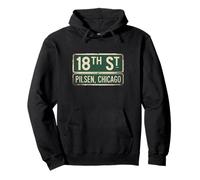 18e Rue Pilsen, Quartier de Chicago, Pride, Illinois Sweat à Capuche