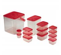 18er Set Microwellen-Geschirr avec Couvercle Aufbewahrungs-Dosen Menü-teller Box