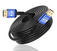 18Gbps Câble Hdmi 15M Avec Connecteurs De Préhension,4K High Speed Ethernet 2.0 Flexible Cable, Soutien 4K@60Hz Hdr,Hdcp2.2,Arc,3D Et Cec, Pour Hdtv/Ps4/3/Xbox/Monitor/Projector Et[HDM925200]