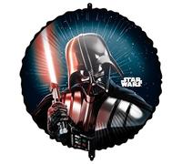 Procos Ballon gonflable Star Wars Dark Vador Ø env. 46 cm, hélium, air, ballon d'anniversaire, cadeau