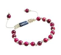 18KOra Bracelet pour femme, bracelet pour toutes les femmes, pierres naturelles réglable unisexe, cadeau original pour femme ou homme, acier inoxydable 316L et cordon résistant | Prêt à offrir, taille