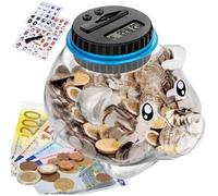 18L Tirelire Electronique Numrique Tirelire EUR Compteur avec LCD Automatique Coin Comptant Money Box pour Enfants et Adulte YYV