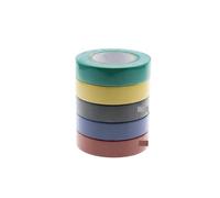 18M Wire Flame Retardant Electrical Insulation Tape Electrical High Voltage PVC Tape Waterproof Self-adhesive Electrician Tape NWPNLXEA(GREEN)