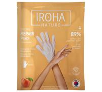 18ml IROHA nature Masque pour les mains à la pêche et au beurre de karité (1 paire)
