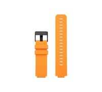 18mm Bracelet de montre en silicone 18mm Compatible avec Casio W800H F-91W F105/108 A158/168 AE1200/1300(Orange Black)