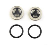 18mm Brake Master Cylinder Sight Glass 2-Pack Glass Lens | Clear glass lens, 18mm diameter, includes rubber gaskets, front brake fit, easy installation
