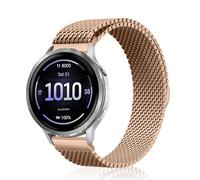 18mm Métal Bracelet pour Garmin Venu 4 41mm/3S/2S/Forerunner 265S/255S | Version Épaissie Magnétique Métal Bracelets pour Garmin Vivoactive 4S 40mm/3S 39mm/Huawei Watch GT 7 41mm - Argent