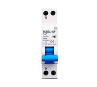 18mm RCBO 1P+N 10KA Residual current differential automatic Circuit breaker with over current Leakage protection AC type 230V MQXFCZUX(40A)