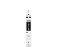 18mm Single Phase 1P Backlight Digital Wattmeter Power Consumption Analog Meter kWh AC 230V 50Hz LCD Din Rail AUOQKQUT(DDS660-M)