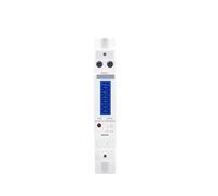 18mm Single Phase 1P Backlight Digital Wattmeter Power Consumption Analog Meter kWh AC 230V 50Hz LCD Din Rail NWPNLXEA(DDS660-L)