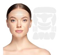 18pcs Patch Visage Anti Ride, Patchs Faciaux Transparents Anti-Rides pour Femmes Adaptés aux Front Rides du Lion aux Rides du Sourire et Menton
