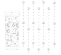 18Pcs Perles d'eau Blanc - AQSACOKIYA - Bougie Flottante pour Vase - Remplisseur de Bouteille d'eau,Mariage,Déco de Centres de