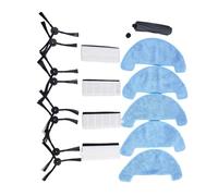 18pcs Pièces Aspirateur Robot, Compatible avec DomoOVA, Kit DRV80 | Robot aspirateur d'entretien, brosse rouleau, brosses latérales, filtre, serpillères, DRV80