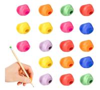 18pcs Poignées Crayons, Universelles Ergonomiques Aide à Écrire Porte-Crayon Coloré Correction de la Posture des Doigts Entraîneur de Poignée d'Écriture pour Enfants Devoirs de Dessin