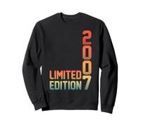 18th Birthday Gifts Men Women 18 Years Old Vintage 2007 Sweatshirt