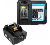 18V 6.0Ah Batteries avec chargeur DC18RC Pour Makita BL1850 BL1815 BL1815N BL1820 BL1820B BL1830 BL1830B BL1835 BL1840 BL1840B 194204-5 194205-3 194309-1