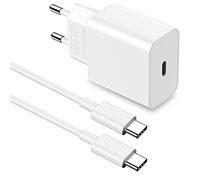 18W Chargeur Rapide avec Câble USB C 1m pour Google Pixel 10 9Pro 8a 8Pro 6a 7a 7Pro 7,Prise de Chargeur Rapide USB C pour Pixel 6Pro 6 5a 5 4a 4 4XL 3a 3a XL 3XL pour Samsung A16 A17 A05S A56 A36 A55