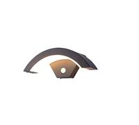 18W Led Wall Light Indoor Die-Alumioutdoor Wall Sconce Black Sensor Wall Lantern Ip65 Waterproof Wall Lights Metal Wall Lighting For Living Room, Bedroom, Corridor, Stairs And Hallw