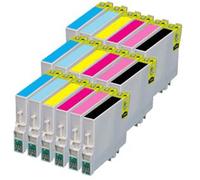 18x Haute Capacité Cartouches D'encre Compatibles - Avec Puce Pour Remplacer T0807 - Cyan / Light Cyan / Yellow / Magenta / Light Magenta / Black Pour Epson/Stylus/Photo Px720wd Px820fwd