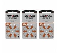 Rayovac Piles pour aides auditives Typ 312 – Jeu de 6