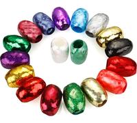 18x ruban à friser de 20 mètres - Set de ruban cadeau coloré & ruban à anneaux - Rubans cadeaux - pour décorer & emballer des cadeaux - Noël
