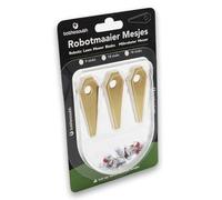 18x To the South® Lot de 18 lames de tondeuse robot en titane compatibles avec Honda Miimo HRM 40 Live - 18 pièces