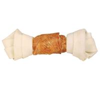 18x Trixie Denta Fun Knotted Bone à mâcher au poulet 18 cm, 18 x 120 g