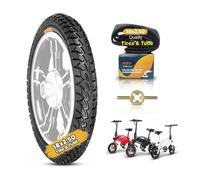 18x2.50/62-355 Electric Bicycle Motocycleelctrico Rubbers 18 2.5 Tire Tube Set 18x2.5 Innertube with Bent Valve 62-355 18 x 2.50 Electric Bike Tire, Compatible with 64/355