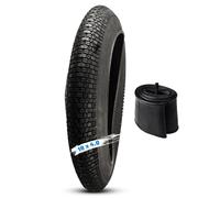 18x4 Bike Tire Tube Set 18x4.0 Fat Neumático Built-in Steel Wire, 18 inch Bicycle Tire and Inner Tube Set with Levers, Compatible with 18x4.0 City Bike/Mountain