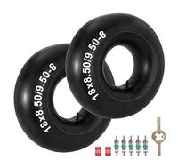 18x8.50-8 18x9.50-8 Chambre à Air Remplacement pour Tondeuses à Gazon 2Pack | Go Karts ATV Chariot de Golf Brouette Souffleuse à Neige Pneus de Tracteur Heavy Duty