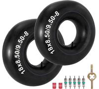 18x8.50-8 18x9.50-8 Replacement Inner Tube for Lawnmowers Go Karts ATV Golf Cart Wheelbarrow Snow Blower Tractor Tyres Heavy Duty 2 Pack