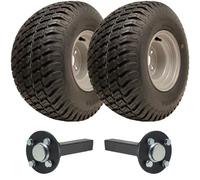 18x9.50-8 ATV Grass Trailer Kit Wanda P332 Grass Pattern Wheels Stub Axles 750kg