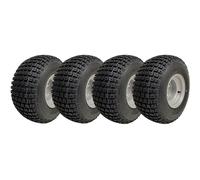 18x9.50-8 ATV Pneu Knobby monté sur jante 4 clous 100mm PCD Wanda P322 (Lot de 4)