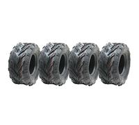Parnells - 4 Ensembles de Pneus Quad ATV Tubeless 18x9.50-8, 4 Plis Wanda P361 avec Profondeur de Bande de Roulement de 11 mm, Diamètre 455 mm, Largeur 218 mm, 155 kg Chacun à 10 Psi, 63 Mph, Marqué E