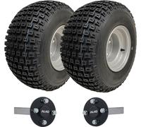 18x9.50-8 ATV Quad Trailer Kit Knobby Wheels Hub & Stub Axles 204kgs Capacity