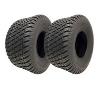 18x9.50-8 Lawnmower Grass Multi Turf Tyres 6ply Tubeless Wanda P332 (Set of 2)
