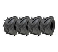 18x9.50-8 Open Centre Tyres Cleated Rotovator Industrial Wanda P328 (Lot de 4)