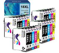 18XL Cartouches d'encre Compatible pour Epson 18XL 18 Multipack pour Epson Expression Home XP-315 XP-225 XP-202 XP-205 XP-212 XP-305 XP-325 XP-422 XP-415 XP-425 XP-402 XP-405 XP-412 (20 Pack)