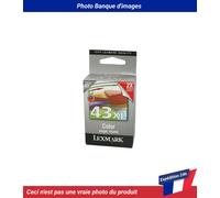 Lexmark Cartouche d'encre 43XL (18YX143E) Tricolore - Cyan/Magenta/Jaune - Pour P-350