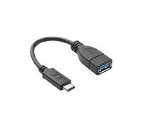 (#19) 20cm USB 3.1 Type C Male to USB 3.0 Type A Female OTG Data Cable, For Nokia N1 / Macbook 12(Black)