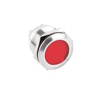 19/22/25mm IP67 Sainless Steel Flat Head Dot LED illuminated Metal LED Warning Indicator Light Signal Lamp 12V 220V NWPNLXEA(19MM)