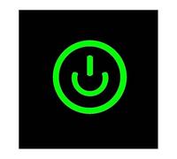 19/25/30mm DIY IP65 Ultrathin Stainless Steel Lamp Momentary Reset Touch With Light Short Metal Push Button Switch NWPNLXEA(Green Symbol,BLACK SHELL_19MM_3-6V)
