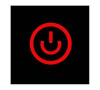19/25/30mm DIY IP65 Ultrathin Stainless Steel Lamp Momentary Reset Touch With Light Short Metal Push Button Switch NWPNLXEA(Red Symbol,BLACK SHELL_30MM_3-6V)
